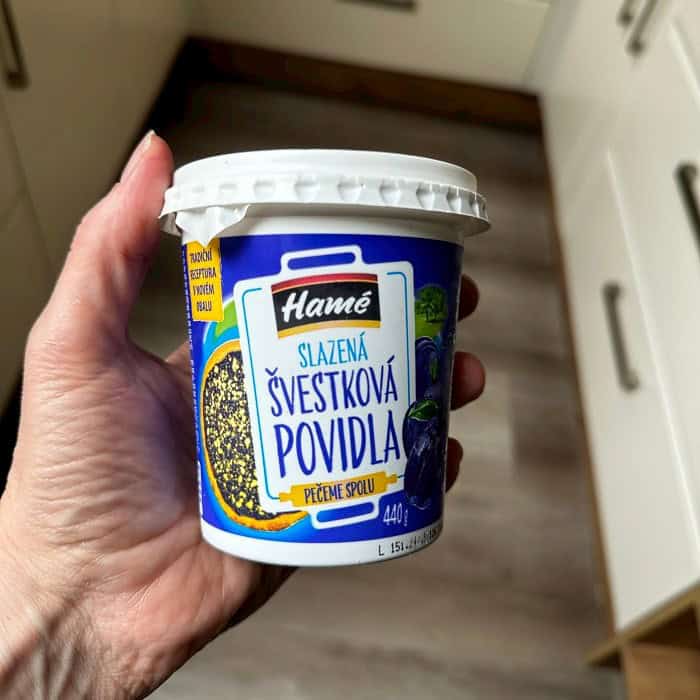 Czech povidla plum butter.