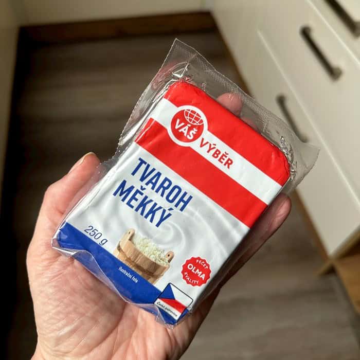Czech tvaroh cheese.