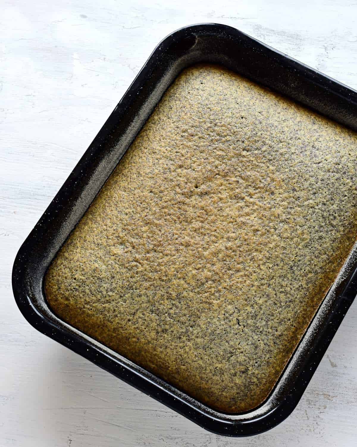 baked poppy seed cake