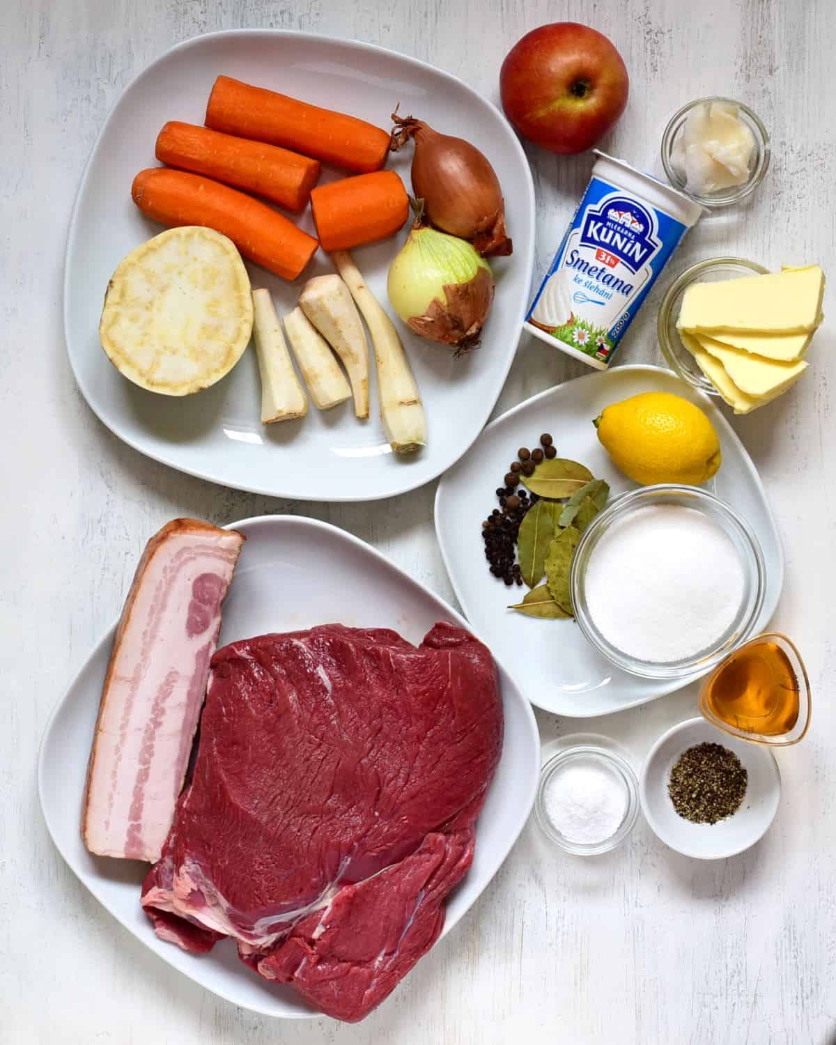 ingredients svíčková