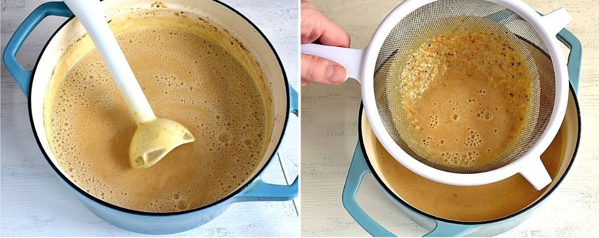 mixing sauce