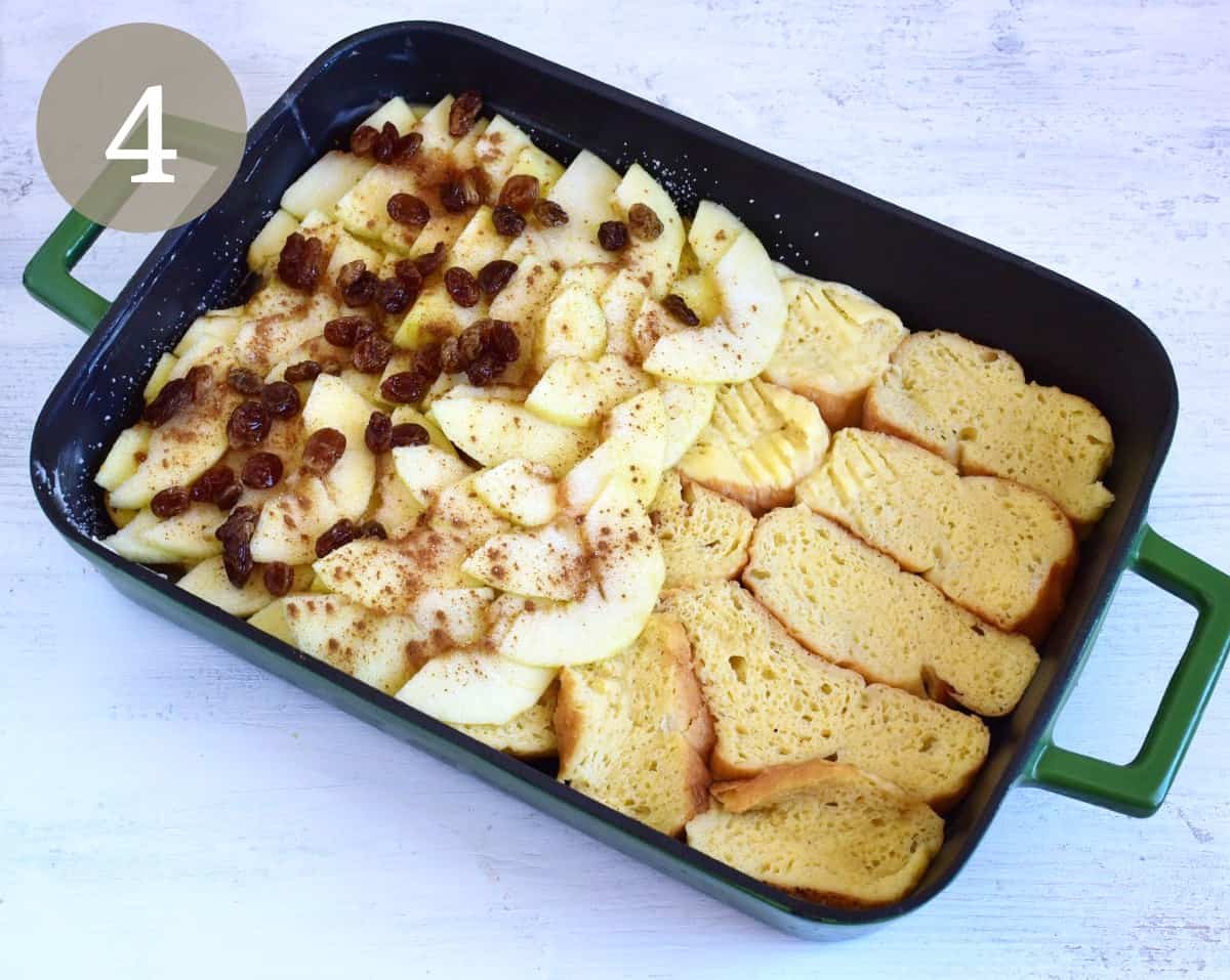 zemlovka bread pudding preparation