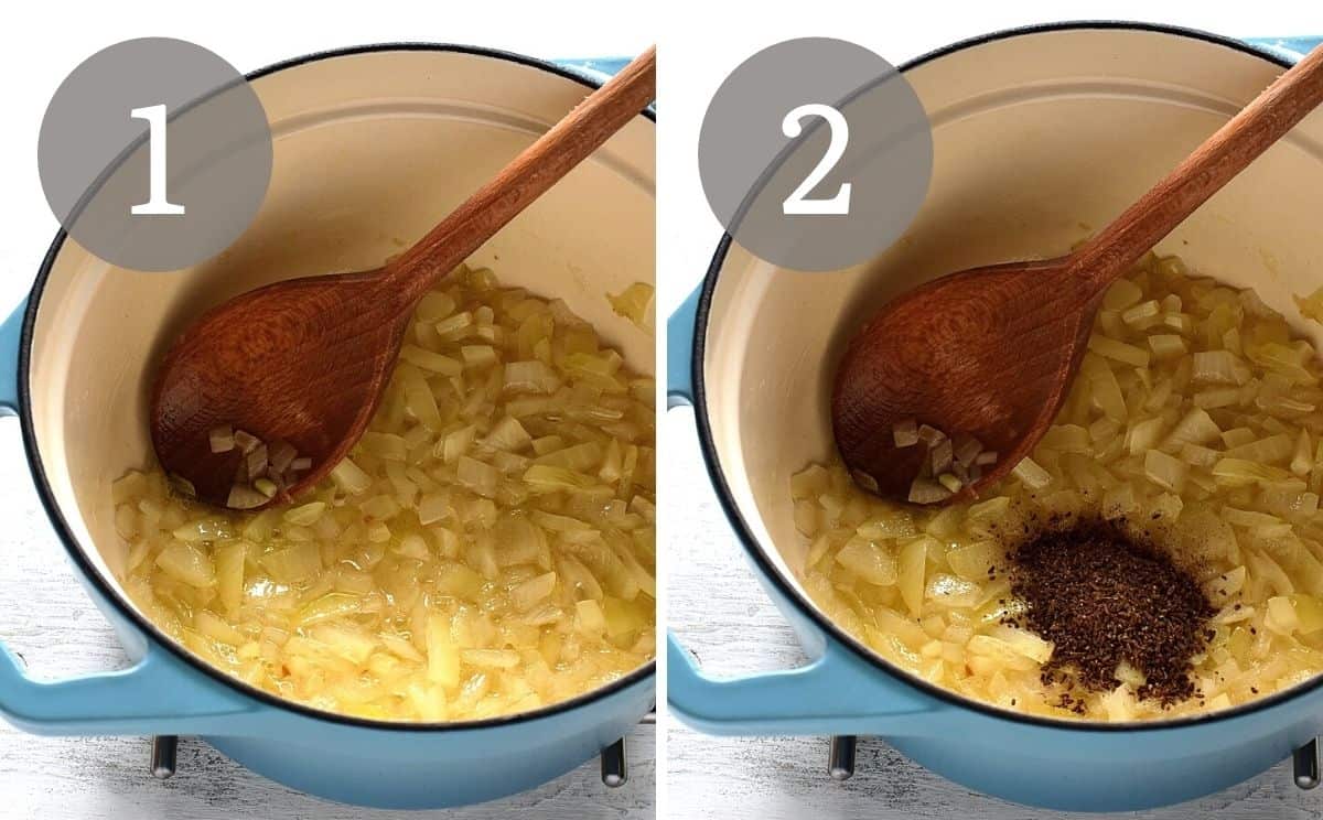 making braised sauerkraut