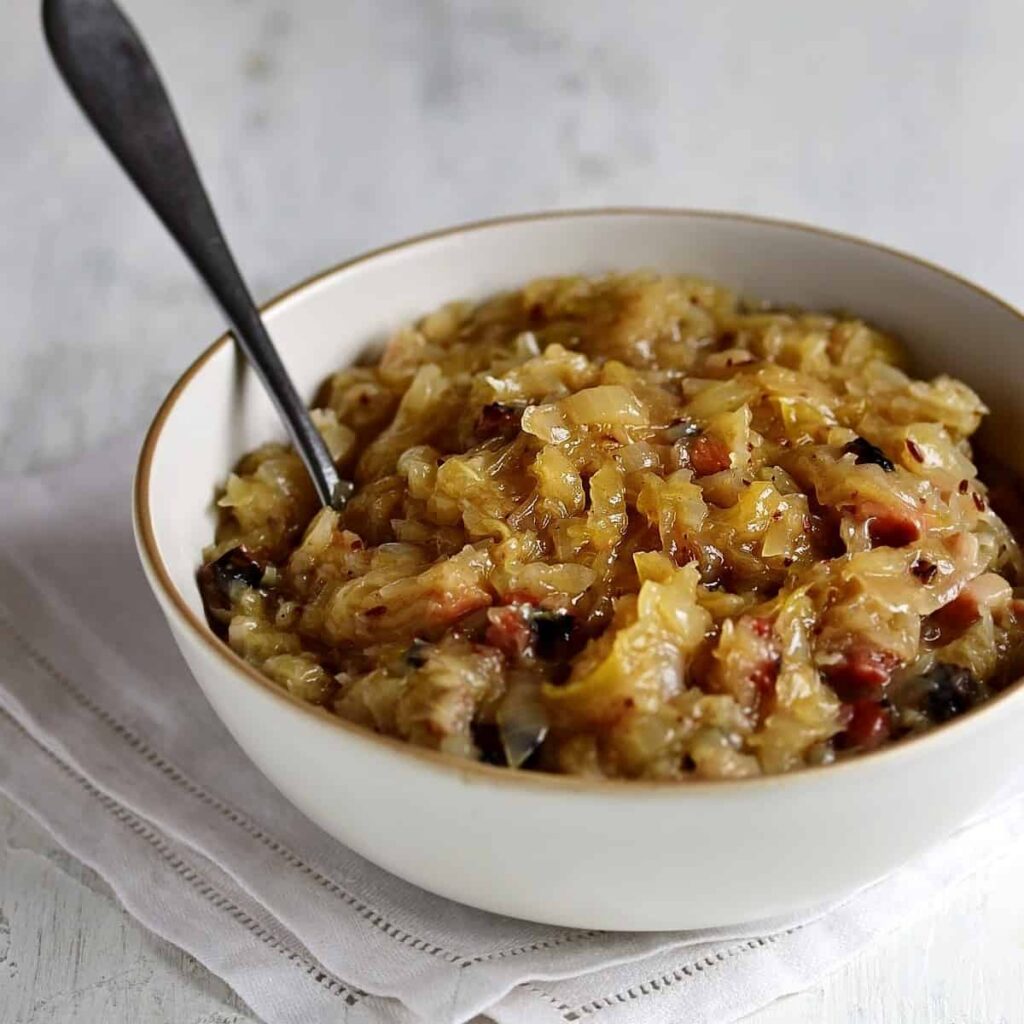 Braised Sauerkraut Recipe Czech Zelí Cook Like Czechs