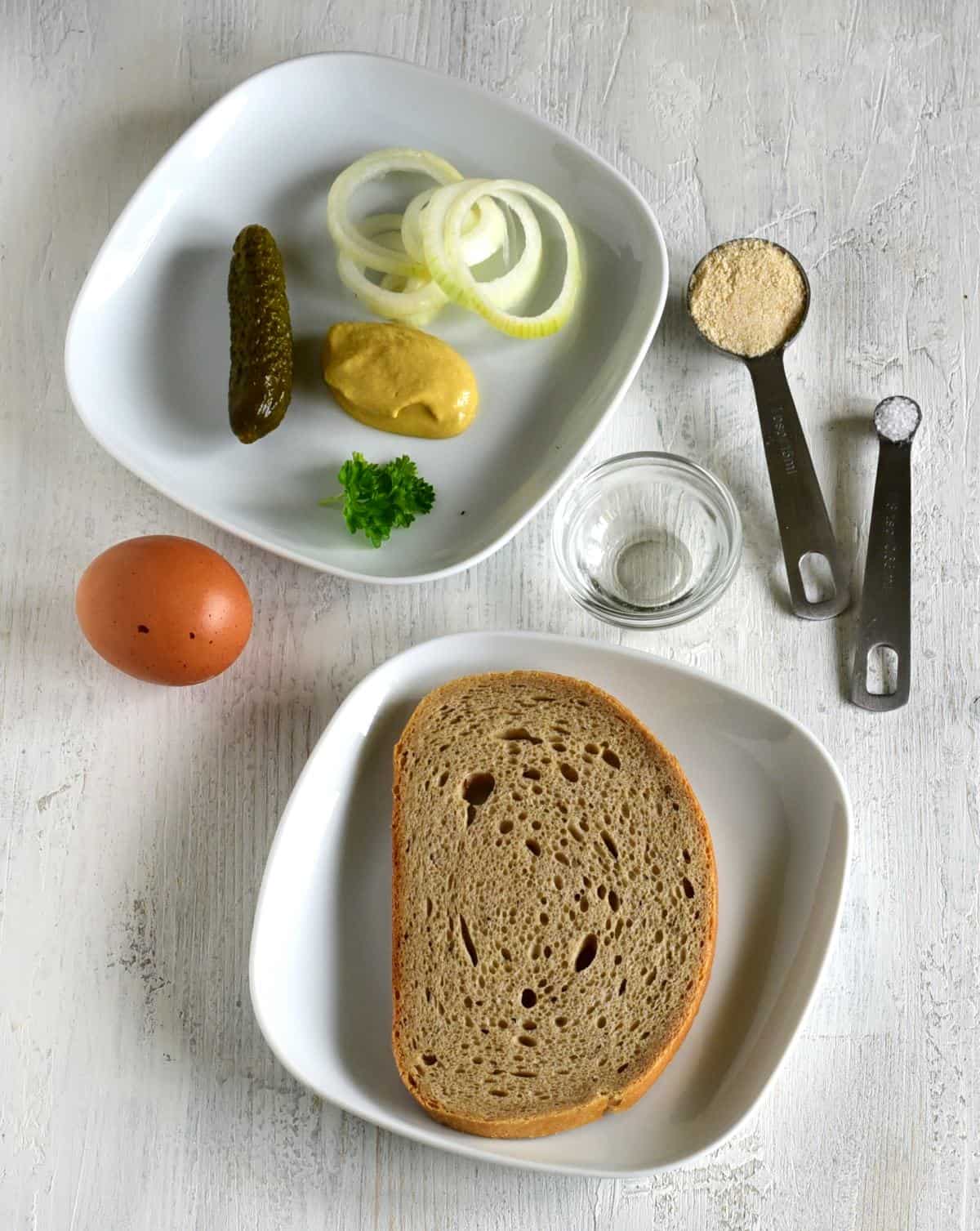 ingredients smaženka bread