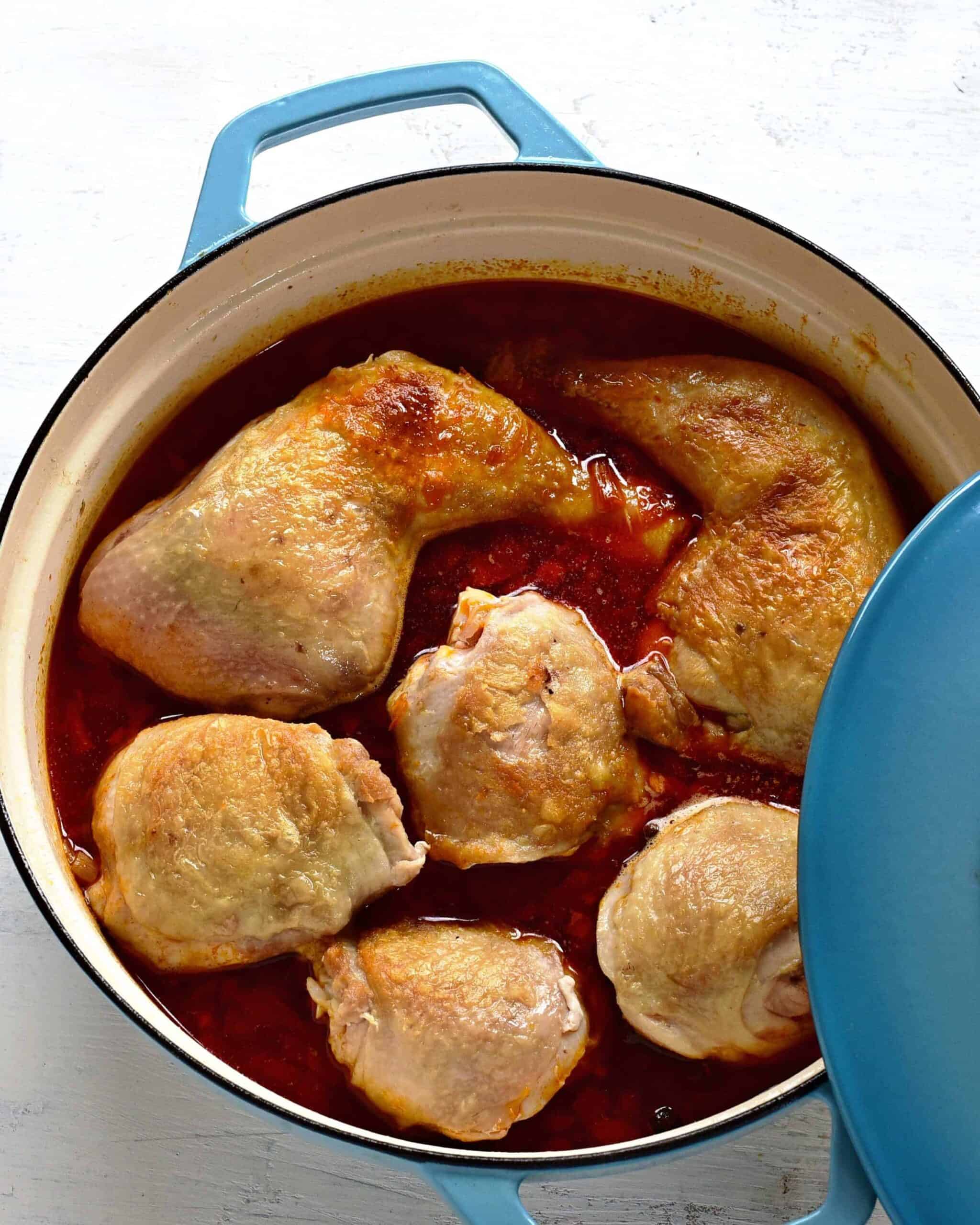 making chichen paprikash