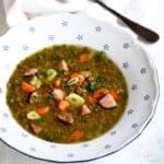 czech lentil soup recipe čočková polévka