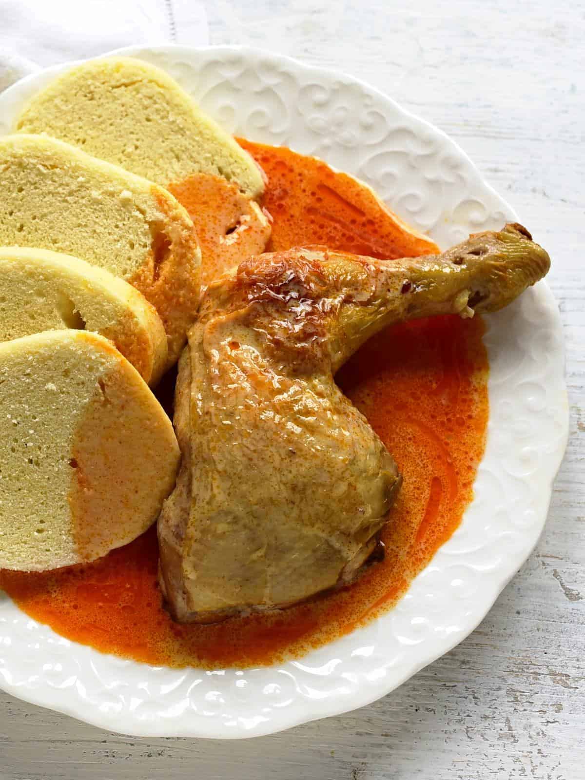 chicken paprikash with dumplings
