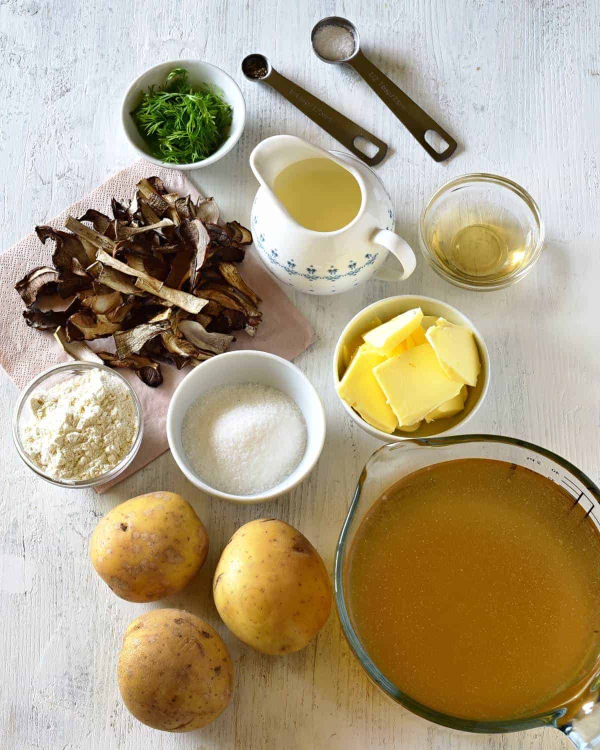 ingredients czech kulajda soup