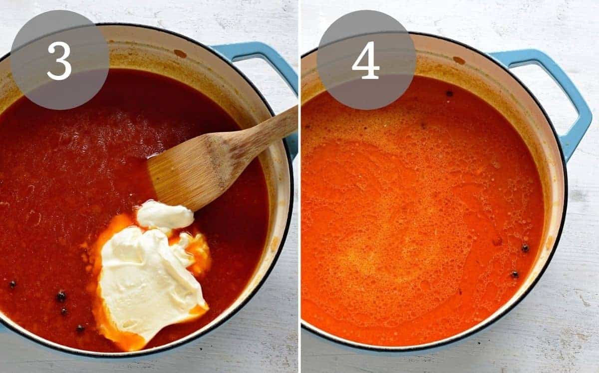 making chicken paprikash