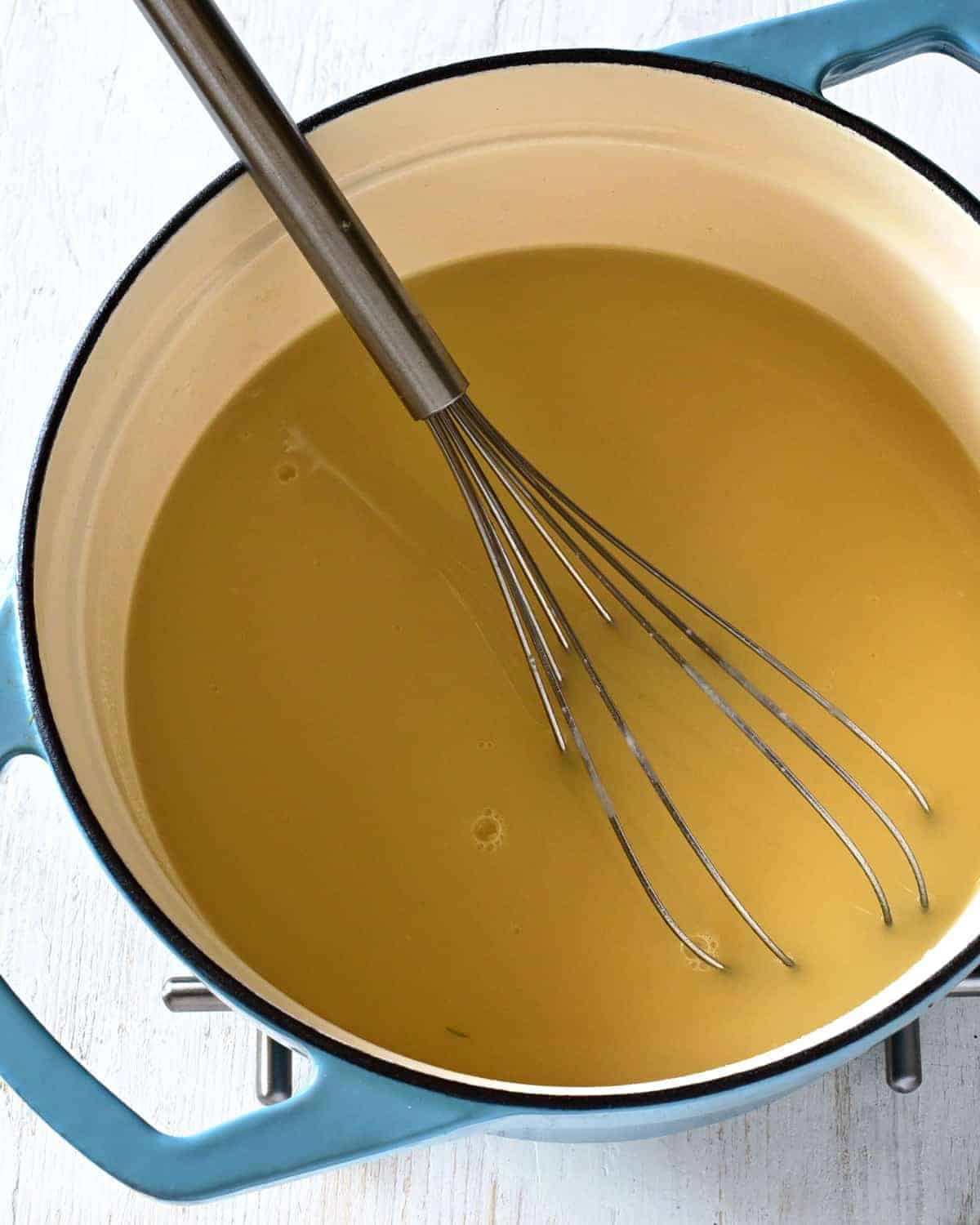 making kulajda soup