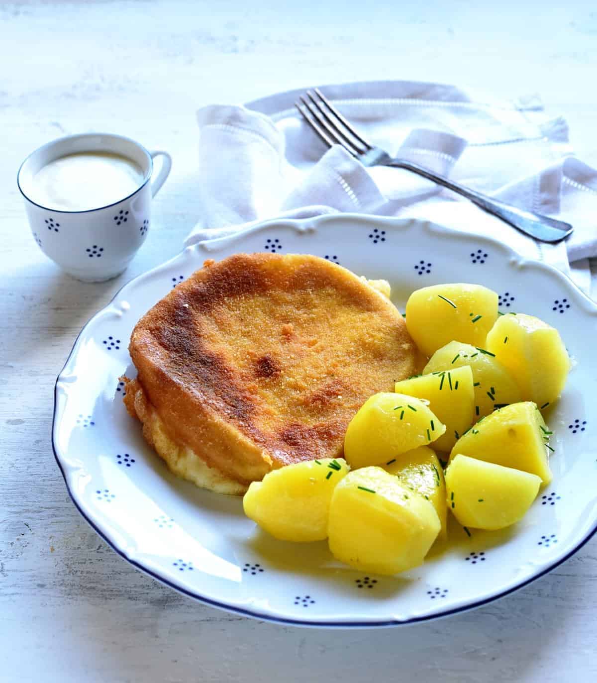 Czech smazeny syr fried cheese.