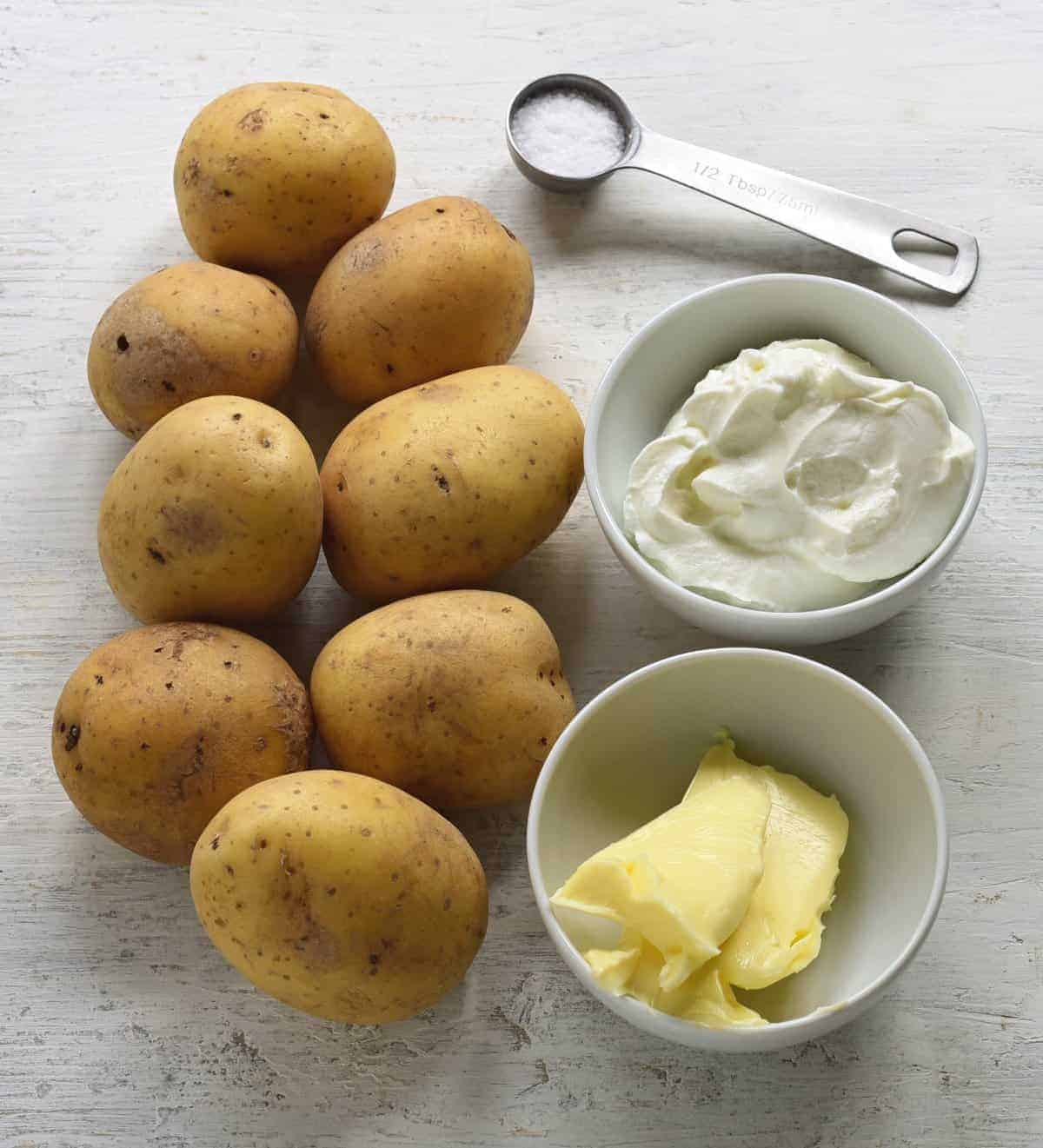 ingredients brambory na loupačku