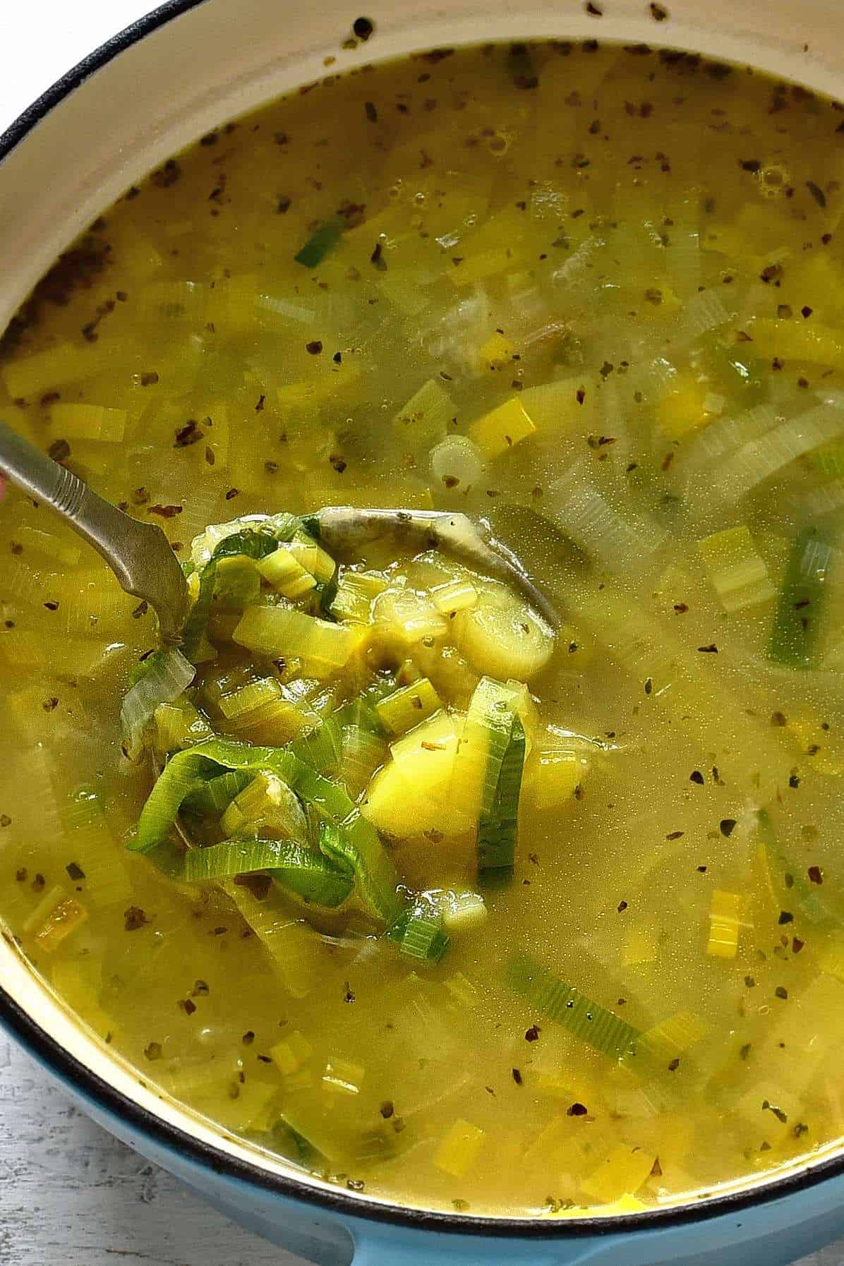 leek potato soup czech porkova polevka