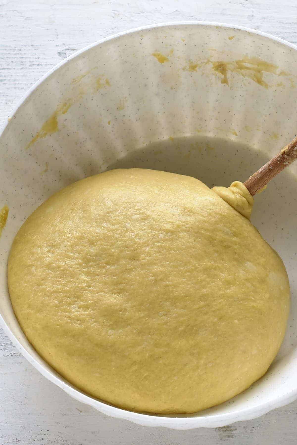 kneaded yeast dough