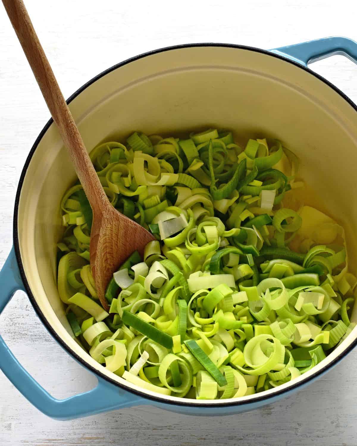 sautée leek
