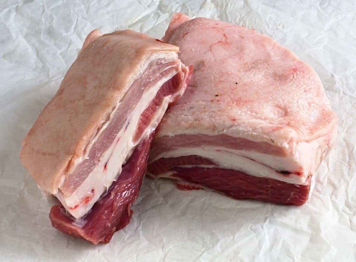 vepřový bůček czech pork belly