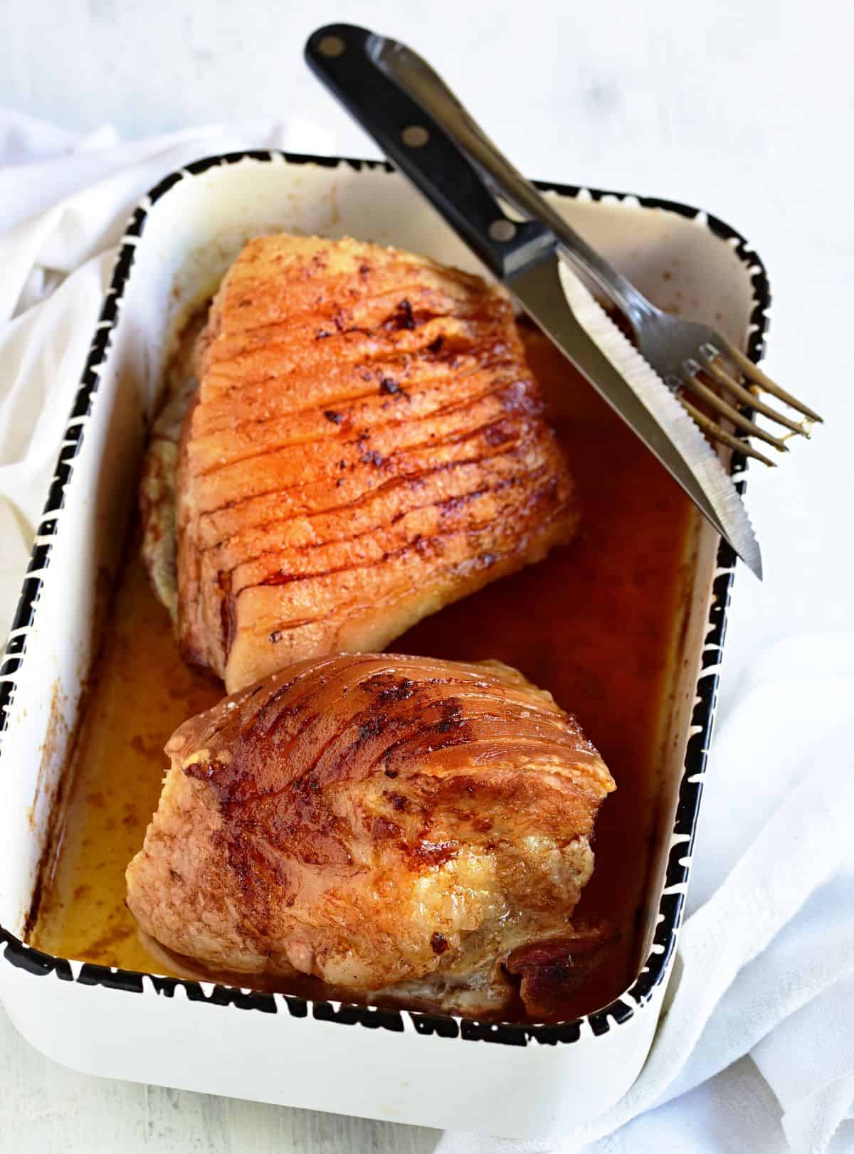 roasted pork belly