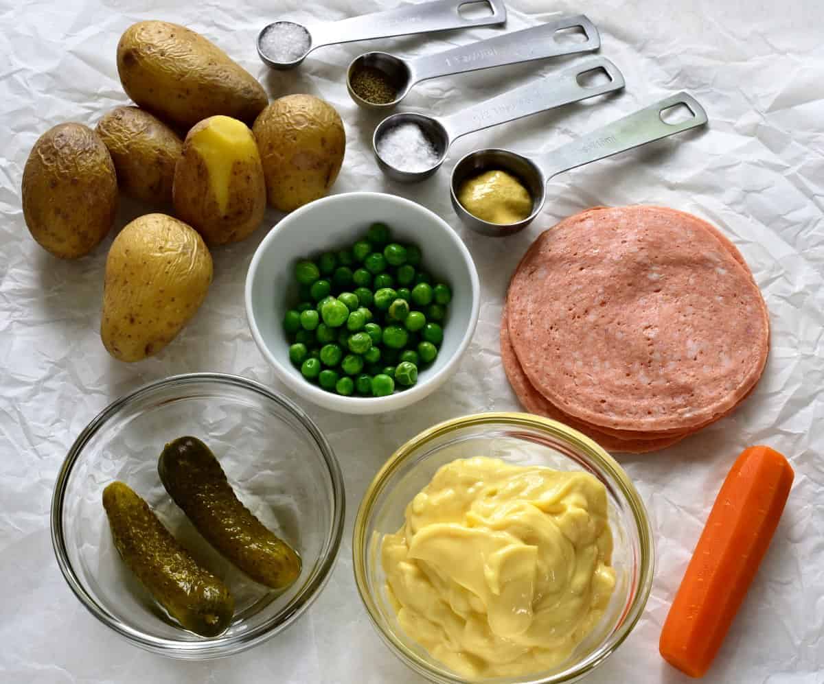 vlašský salát ingredients