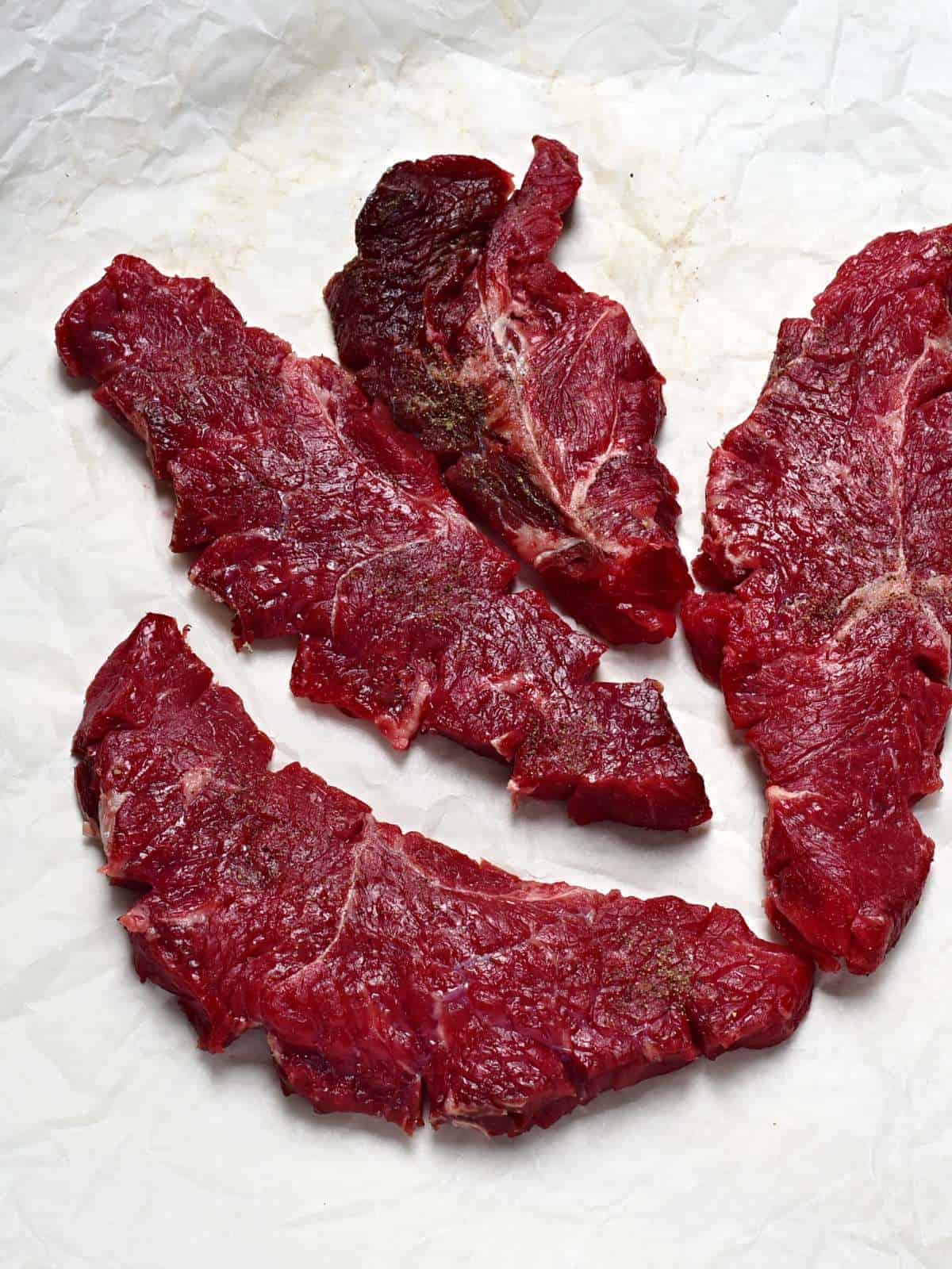 making czech beef slices roštěnky
