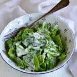 head lettuce with buttermilk dressing czech hlávkový salát s kefírem recipe