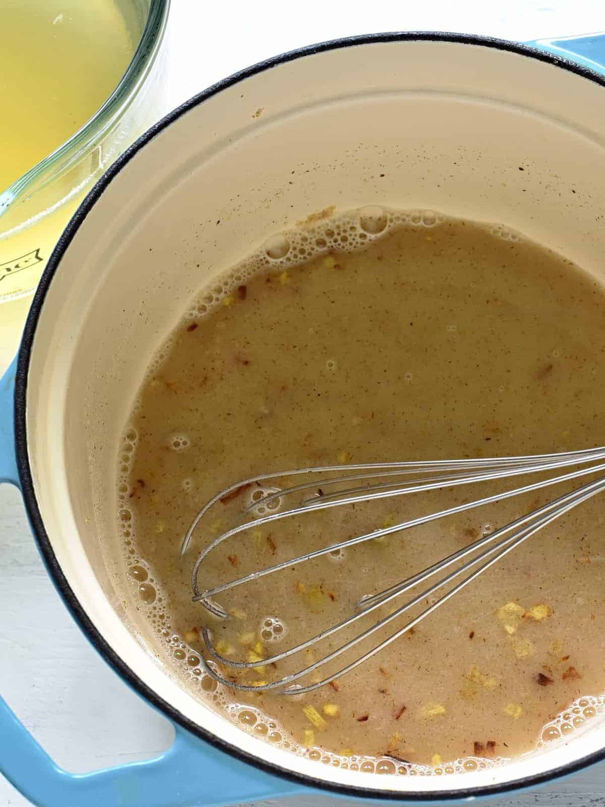 making caraway soup