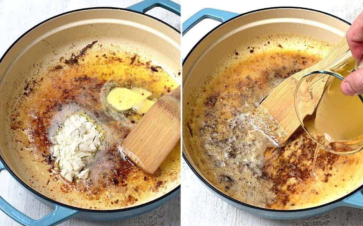 making zwiebelrostbraten