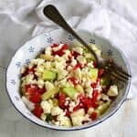 czech shopska salad šopský salát recipe