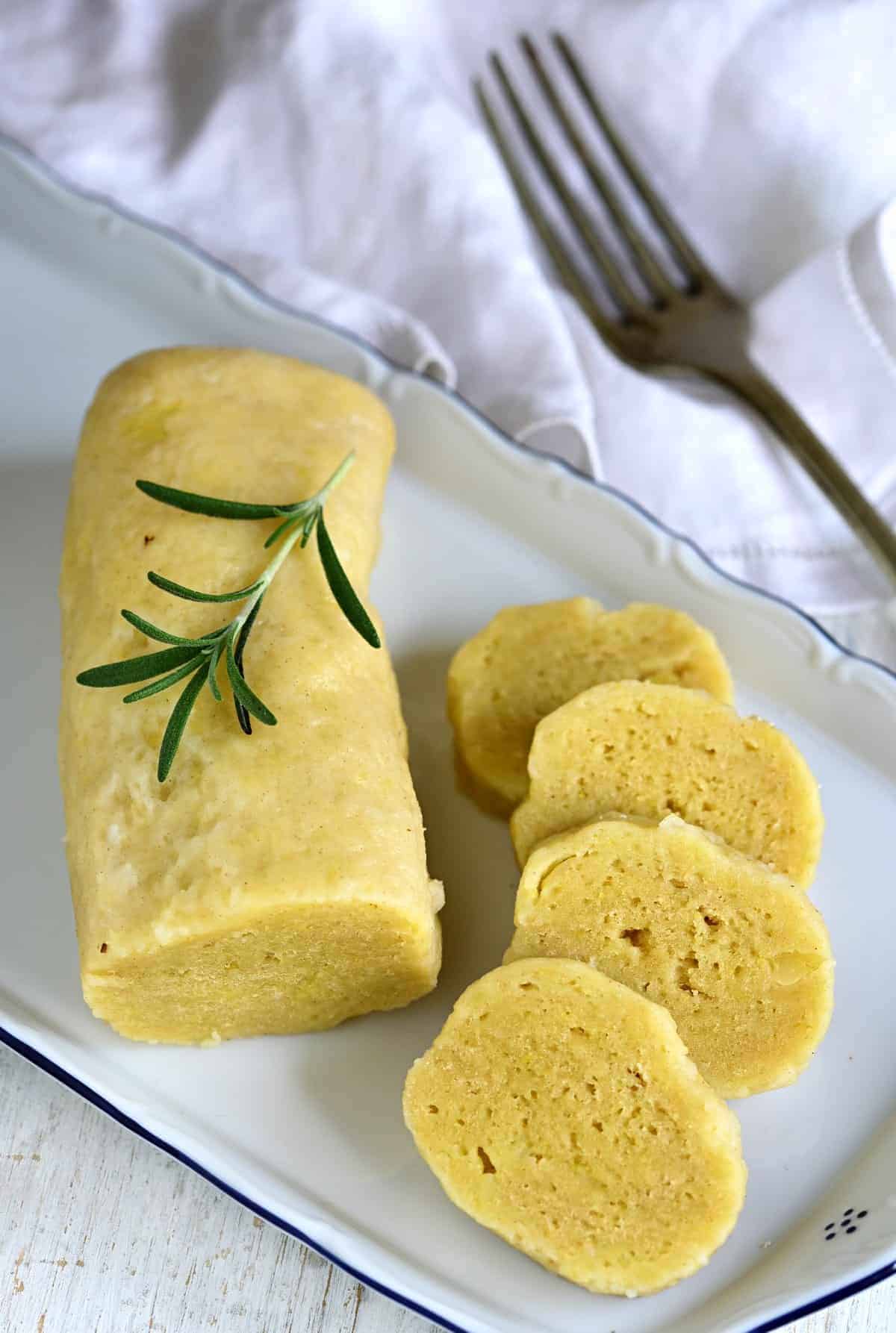 Czech potato dumplings - bramborové knedlíky