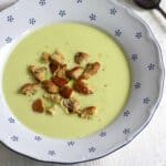Frozen pea soup Czech hrášková polévka