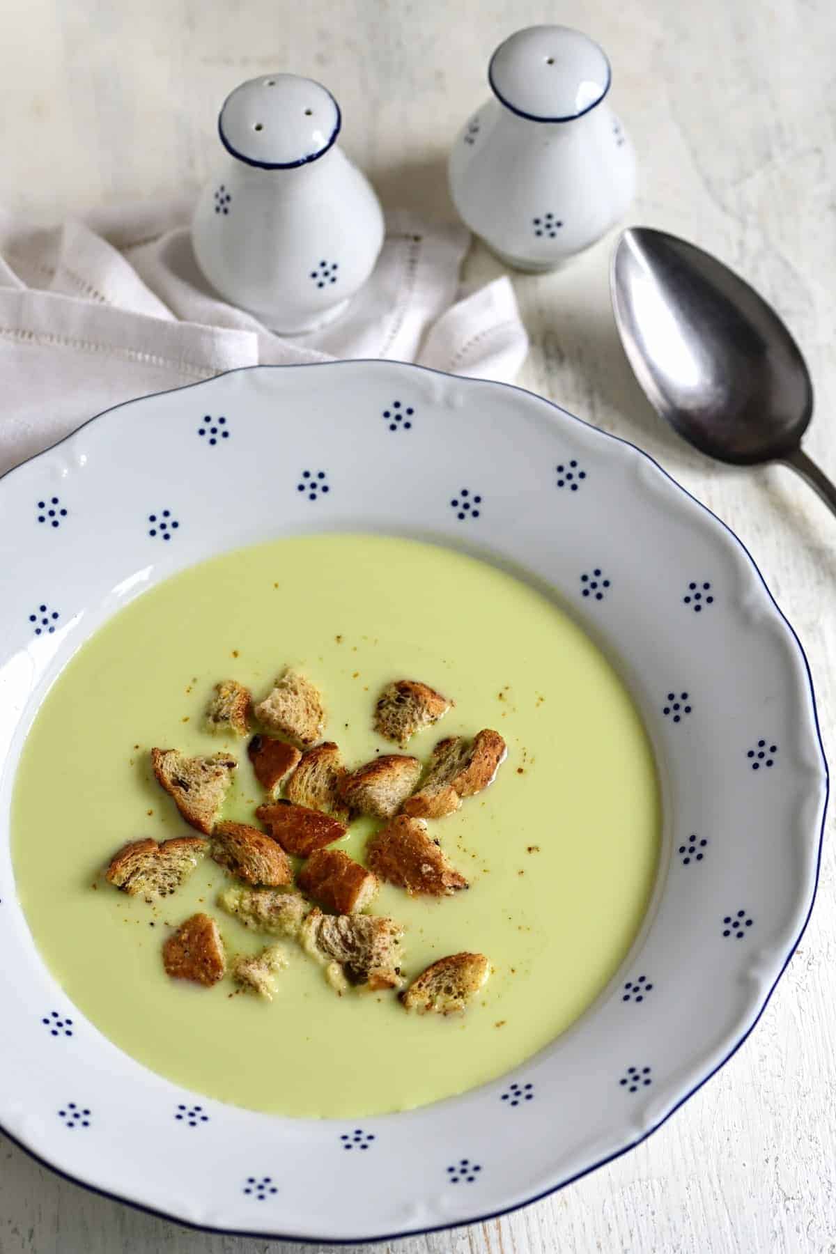 frozen pea soup czech hrášková polévka.