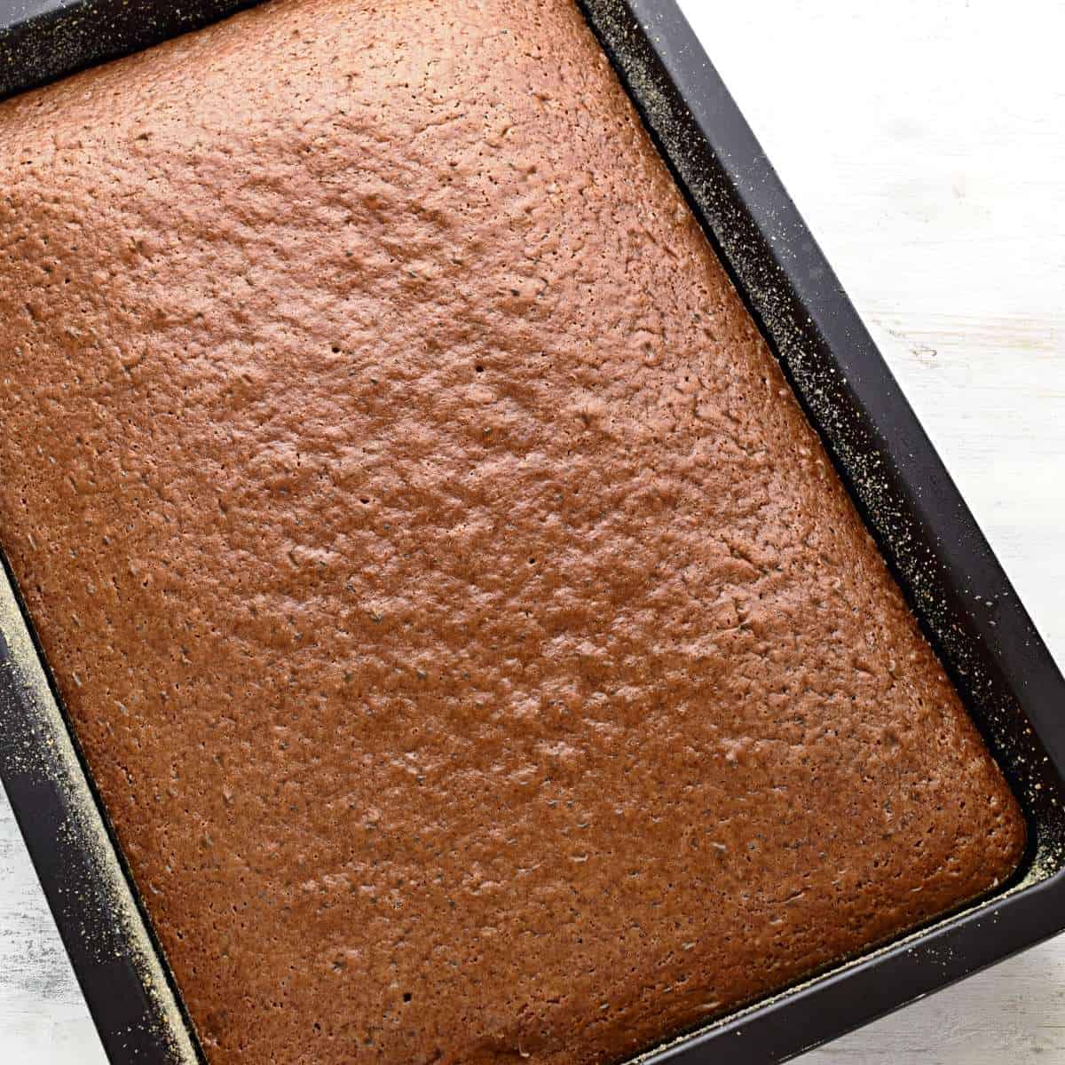 Buttermilk cake baked.