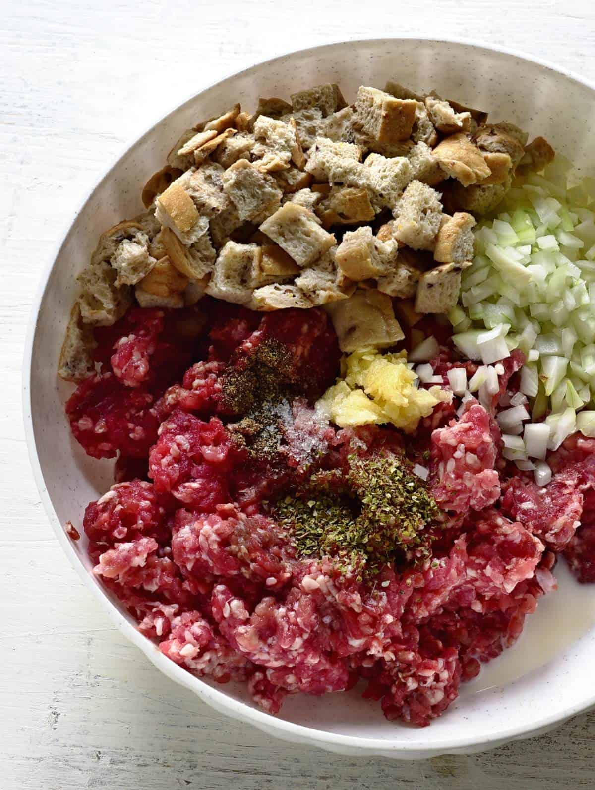 making czech karbanatek patties