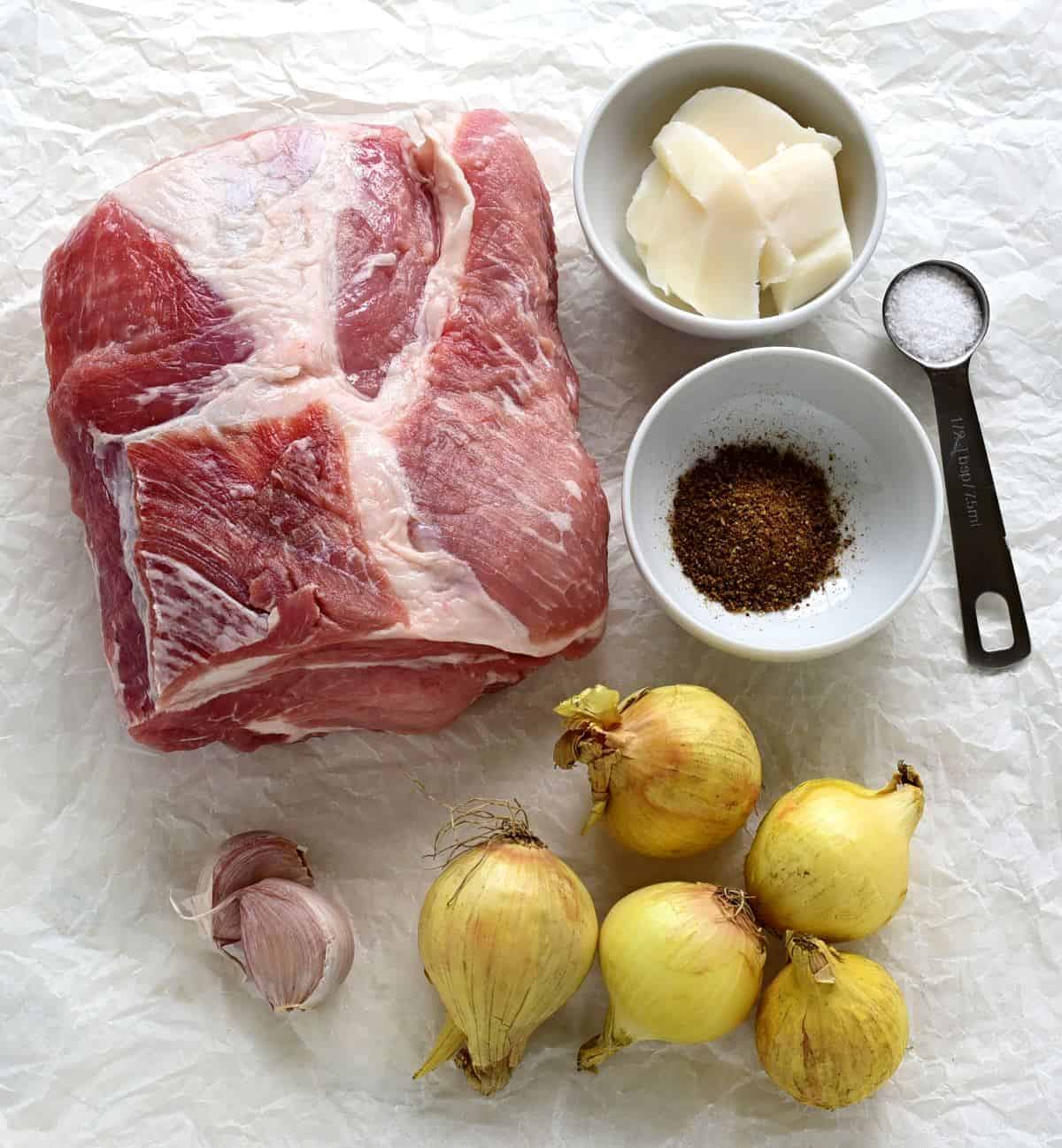 bohemian pork roast ingredients.