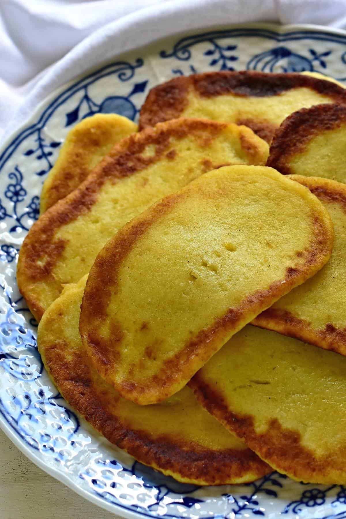 Czech bramborove placky potato flatbread.