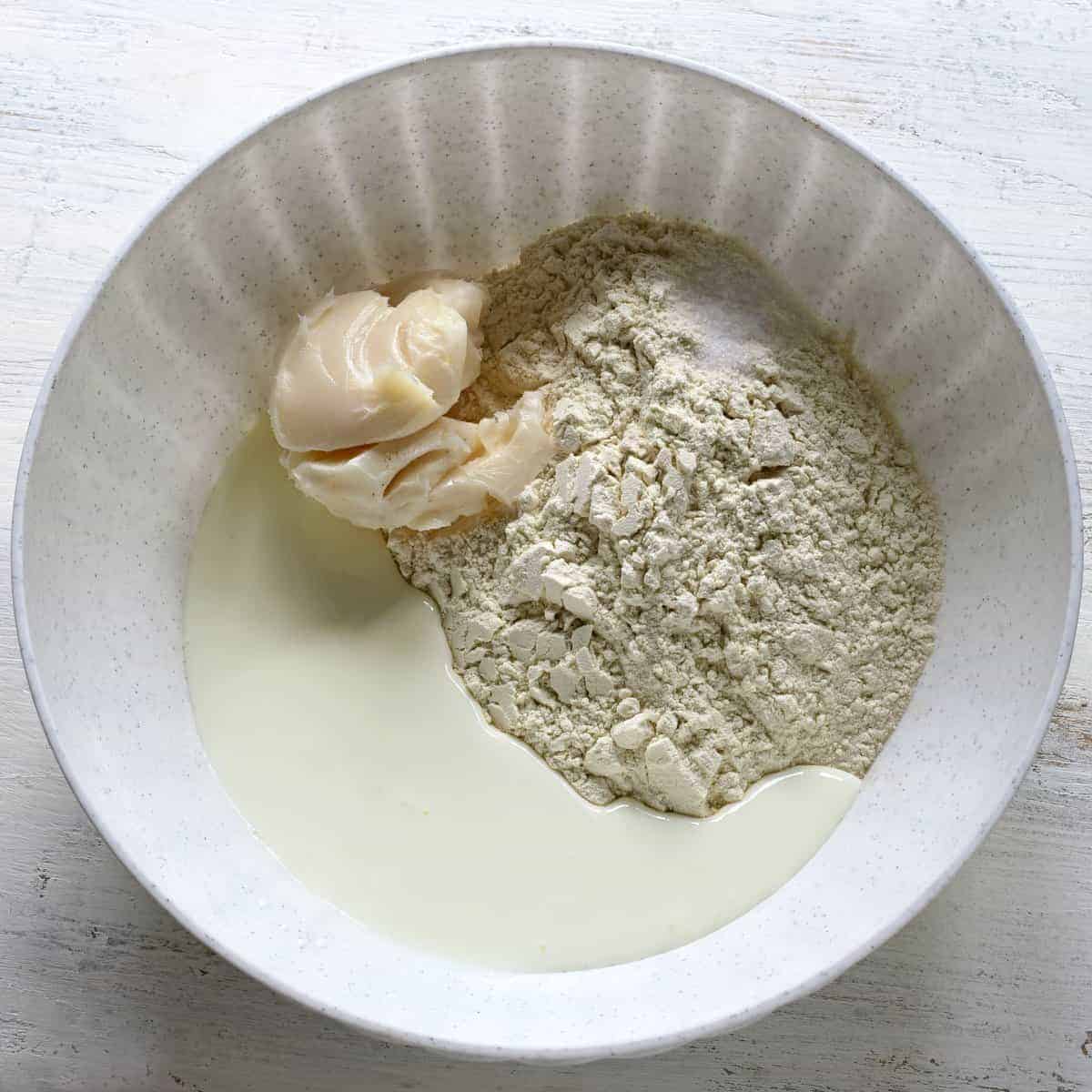 Making krajanec dough.