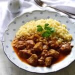 Czech pork goulash recipe.