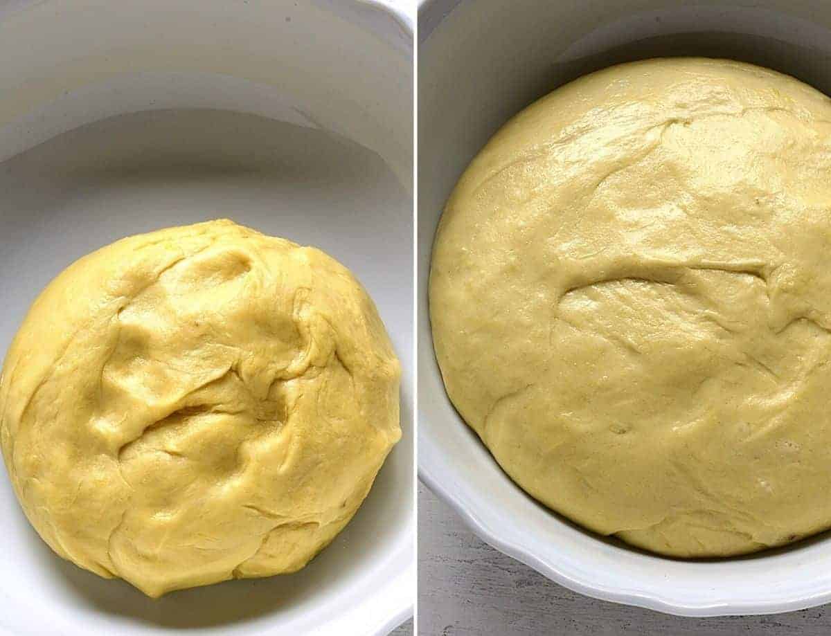 Yeast dough for trdelnik.