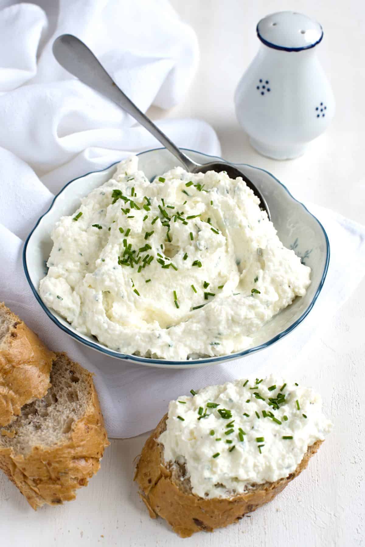 Farmers cheese spread.