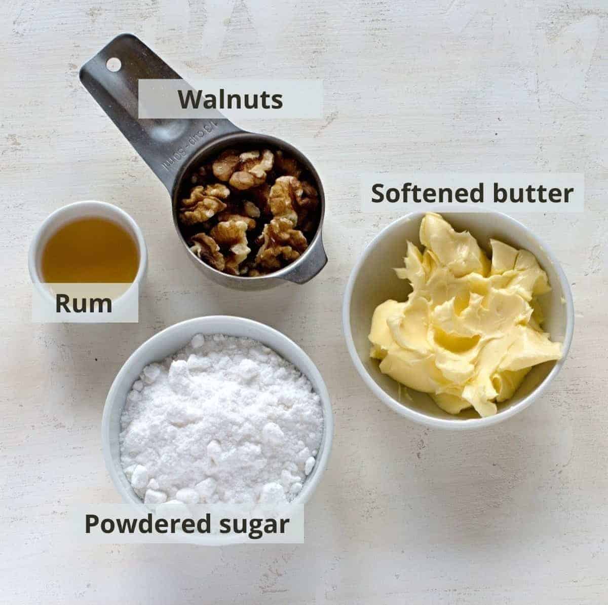 Nut buttercream filling for cookies.