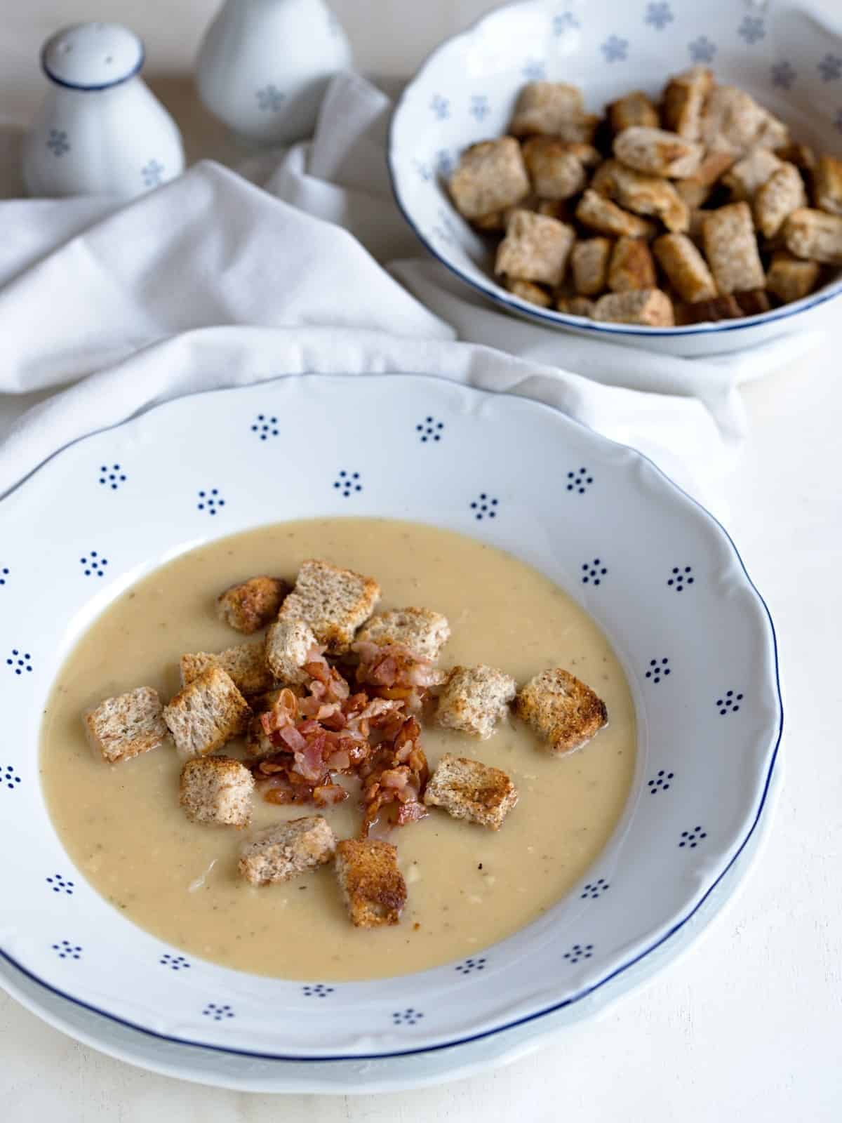 Yellow split pea soup.