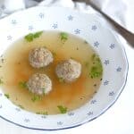 Bohemian liver dumpling soup.