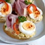 Czech open-faced sandwiches, chlebíčky