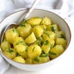 Buttery parsley potatoes recipe.