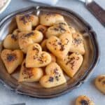 Savory cheese hearts recipe.