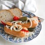 Czech pickled sausages
