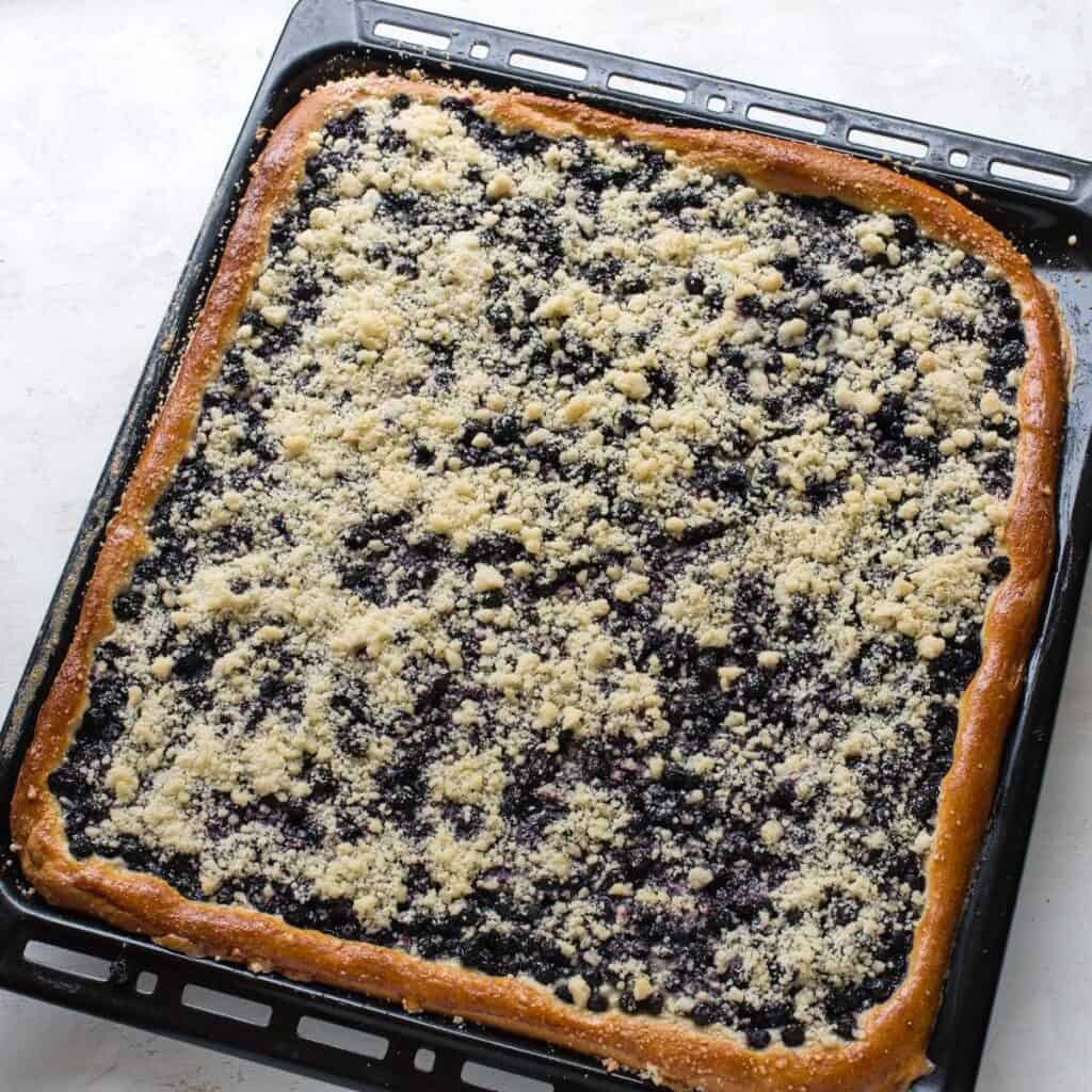 Yeast Coffee Cake with Blueberries Cook Like Czechs