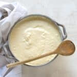 Czech tvaroh farmers cheese filling for sweet baked pastries.