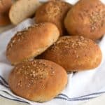 Czech Dalamanky rye rolls.