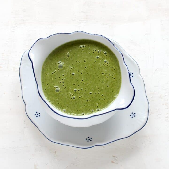Czech Green Spinach Sauce (Špenátová Omáčka)
